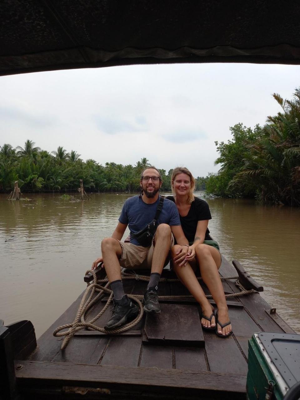 Mecong Homestay Ben Tre Bagian luar foto